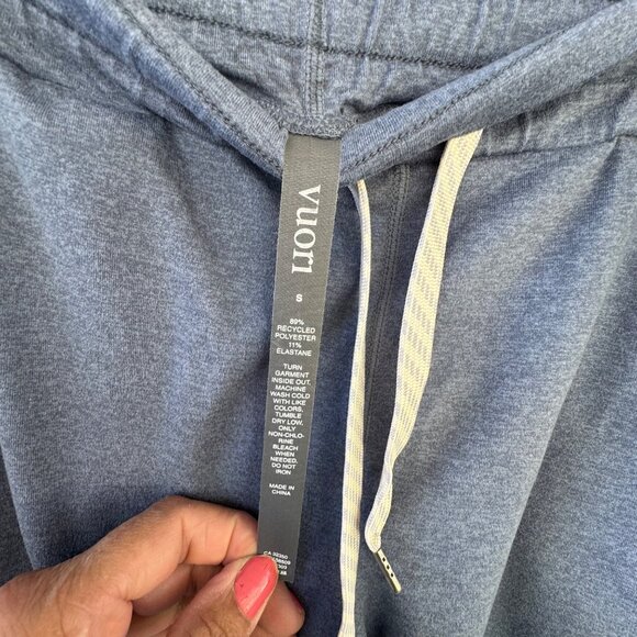 Vuori Performance Jogger Women's Size Small Isle Blue Heather - Picture 4 of 7